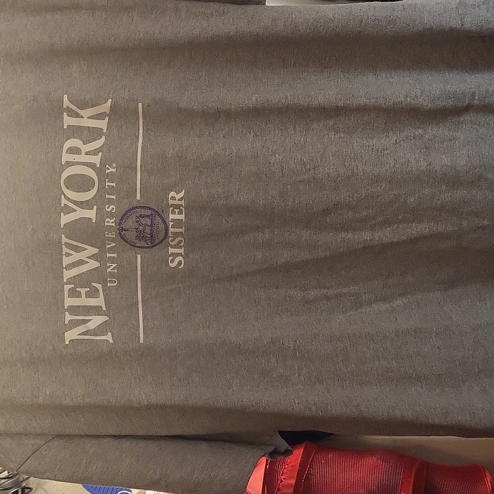 New York University  Sister Grey T-shirt